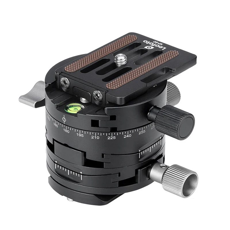 G2+ NP-60 3 в 1 панорама Редукторная шаровая Головка двухосевая Регулировка+ панорама для аксессуаров камеры