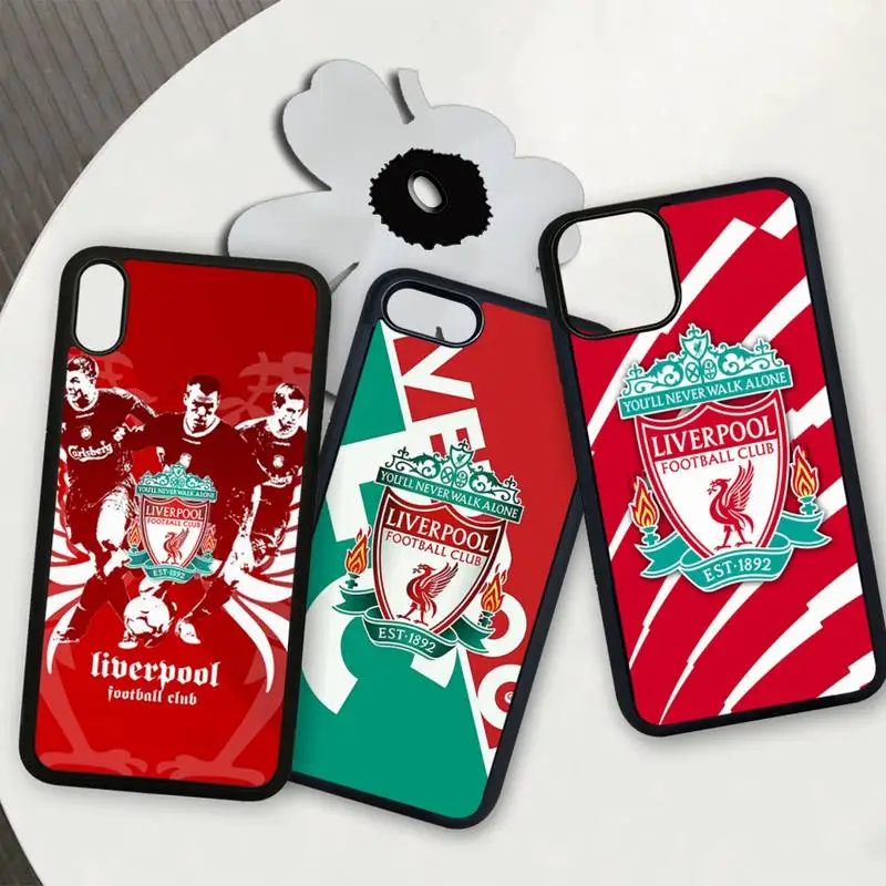 

Liverpool Team TPU PC Silicone Case Cover For Iphone Se 2020 6 6s 7 8 Plus X Xs Max Xr 11 12 Pro Max Funda