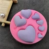 Various Love Heart Shape Silicone Cake Mold Baking Silicone Mould For Soap Cookies Fondant Cake Tools Cake Decorating 5