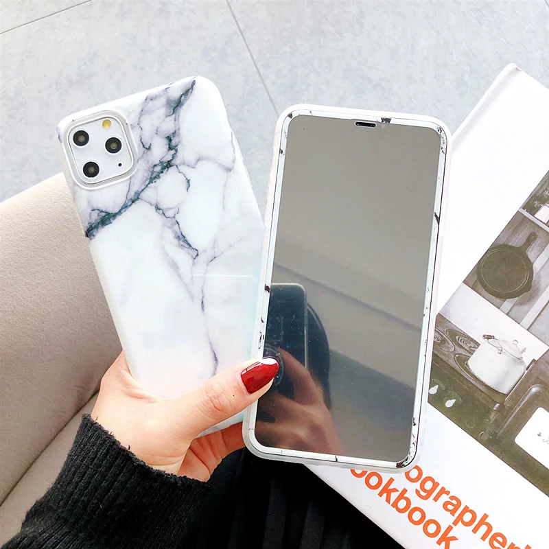 360 Полное покрытие экрана протектор + телефонные чехлы для iPhone 11 Pro MAX X XS Max XR 7 8 6 6S