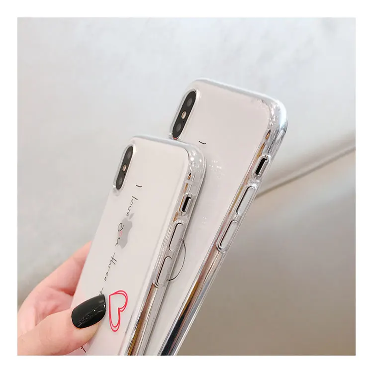 Для iPhone 11 Pro Max X XS i8 Love You три тысячи раз Ins модный защитный чехол для iPhone 11 7 8 Plus 6 6s Coque