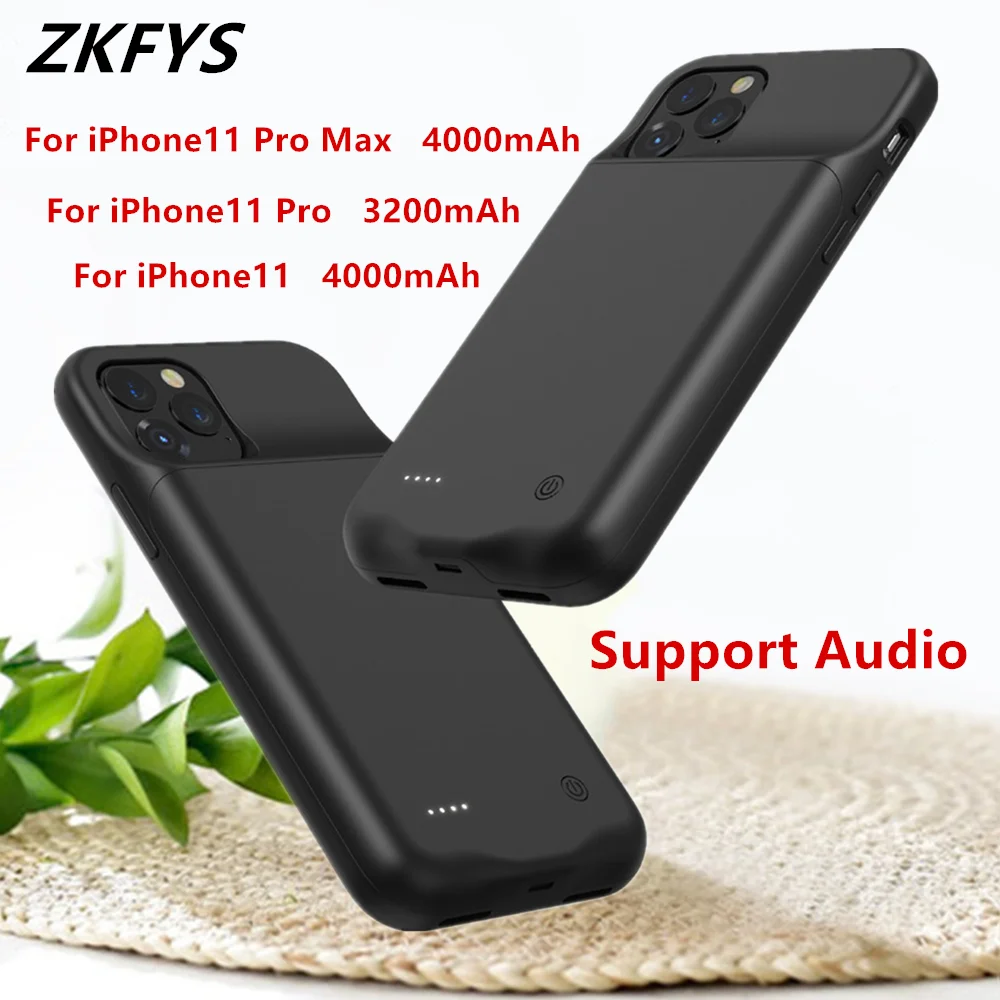 Новые чехлы для iPhone 11 Pro Max внешний аккумулятор чехол-аккумулятор для iPhone 11 Pro зарядное устройство чехол для аккумулятора