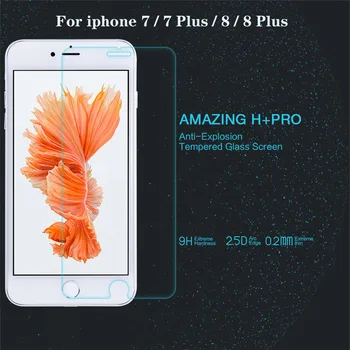 

For iphone 7 8 7+ 8 Plus Tempered Glass Anti-Explosion 9H 2.5D 2mm Nillkin Amazing H+PRO Screen Protector Glass Film For iphone8