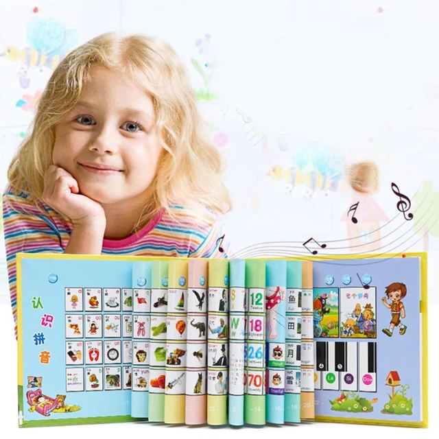 Child Kids English Chinese Learning Machine Early Education Intelligence Puzzle Storybook Point Reading Bilingual Book 4