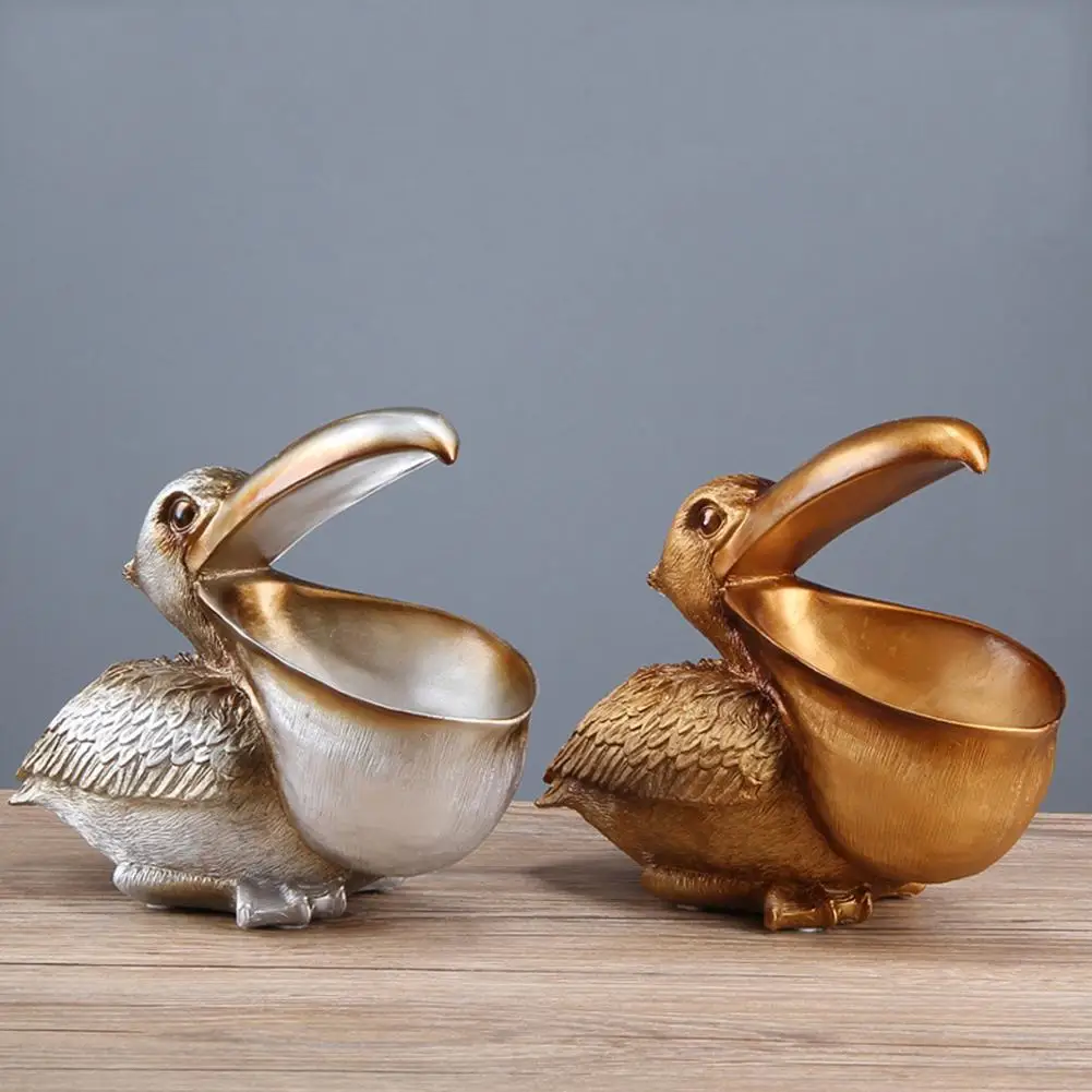 Модель статуэтки большой рот Пеликан миниатюры для украшения комнаты