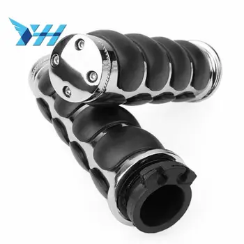 

Universal 25mm 1" Or 22mm 7/8" Motorcycle Handlebar Handle Bar End Hand Grips For Harley for Honda for Yamaha Cruiser Chopper