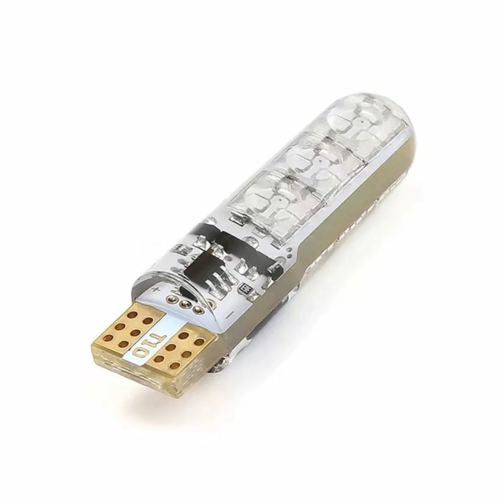 2 шт. 7 цветов светодиодный T10 пульт дистанционного управления W5W 501 RGB Изменение цвета автомобиля Клин боковой светильник Авто декоративная атмосферная лампа