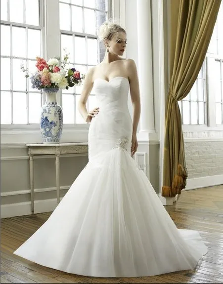 Tulle Mooie Gedrapeerde Lijfje Criss-Cross Bead Medaillon Ritssluiting Optioneel Alencon Kant Mermaid Wedding Dress Bridal Gown Tulle Mooie Gedrapeerde Lijfje Criss-Cross Bead Medaillon Ritssluiting Optioneel Alencon Kant Mermaid Wedding Dress Bridal Gown