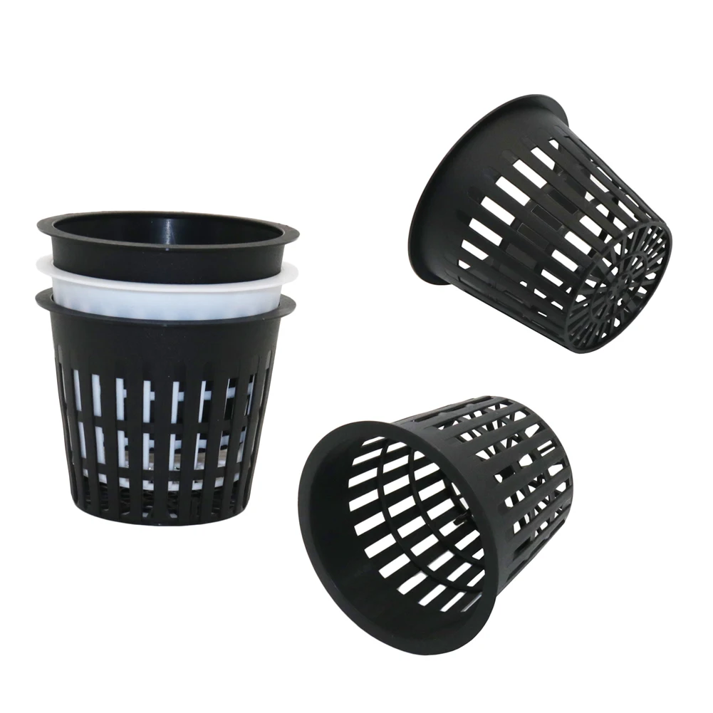 Hydroponic Colonization Mesh Pot Net Cup Basket 20 Pcs Hydroponic Aeroponic Planting Grow Clone Nursery Soilless nursery pots plant propagation pots hydroponic plant pots