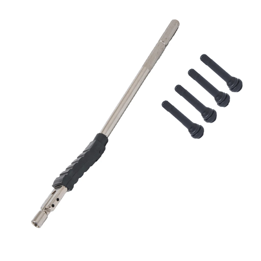 Tire Valve Stem Puller & Installer Tool 4 Pack TR418 Snap in Short