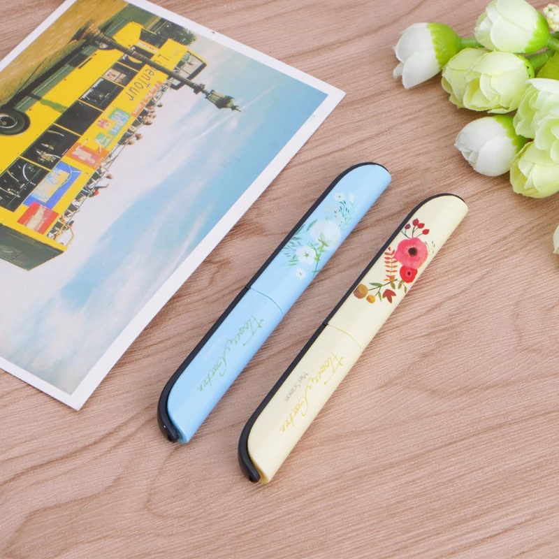 Creative Flowers Pattern Portable Scissors Stationery Scissors Novelty Scissors LX9A