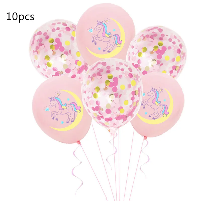 Unicorn 2 mix 10 шт./упак. с рисунком в горошек для девочек, Пчела 12 дюймов воздушные шары для Одежда для свадьбы, дня рождения украшение "шмель", "Мёд пчелы темы латексные шары - Цвет: Unicorn 2 mix