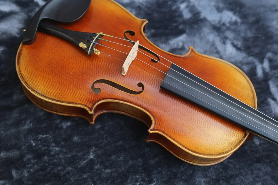 4/4 полный размер Антик/Винтаж/Старая скрипка, Guarneri del Gesu 1743 модель, F13