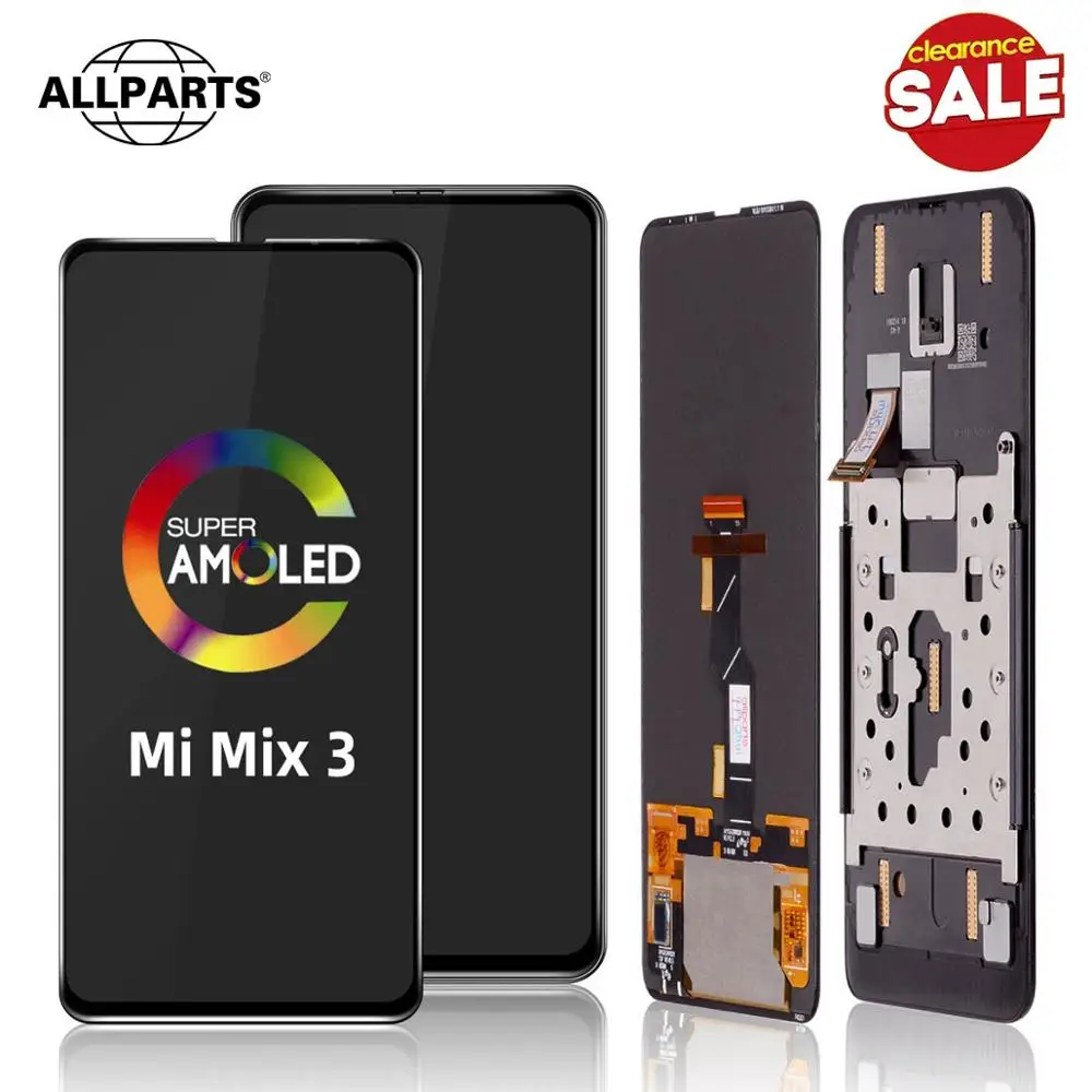 

Super Amoled For Xiaomi Mi Mix 3 LCD Display Touch Screen Digitizer Assembly With Frame mi Mix3 Replacement MiMix3 MiMix 3 lcd