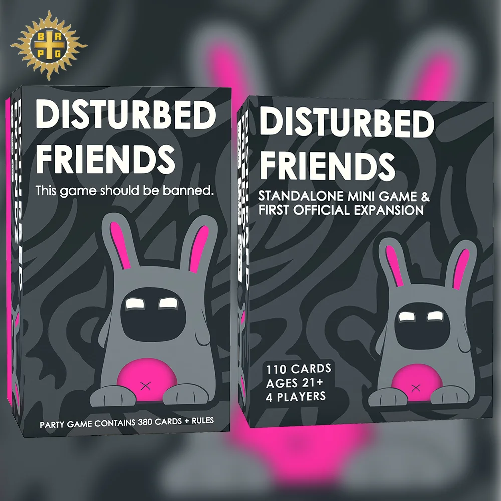 

BRPG DISTURBED FRIENDS Board Game This Party Game Should Be Banned Table Game Cards Game Plus First Expansion Mini Game New Game