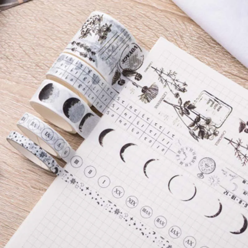 10 шт./компл. Magic Сакура лес лента Washi Стикеры s клейкая лента Diy Скрапбукинг Стикеры этикетки клейкая лента