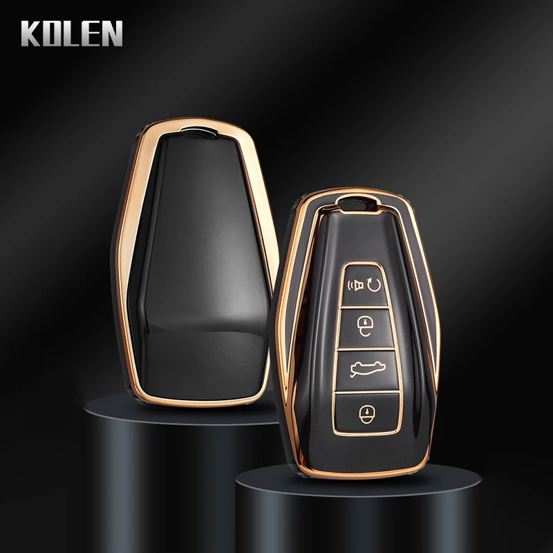 TPU Car Remote Key Case Cover Shell For Geely Coolray-Atlas Boyue NL3 Emgrand X7 EX7 SUV GT GC9 Borui Accessories key case cover key case car key shell remote control case cover