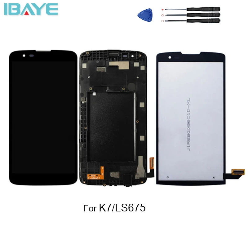 100% протестированный ЖК дисплей для LG K7 LS675 LS665 кодирующий преобразователь