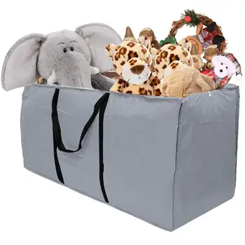 

Multi-function Garden Furniture Storage Bag Cushions Upholstered Seat Protective Cover Plush Toy Large Capacity Storage Bags