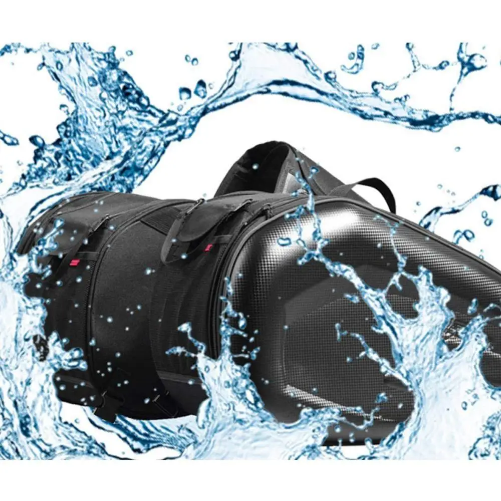 Motorcycle side bags Waterproof motorcycle side bags saddlebag Oxford fabric saddle bags moto trunk luggage helmet riding travel bags