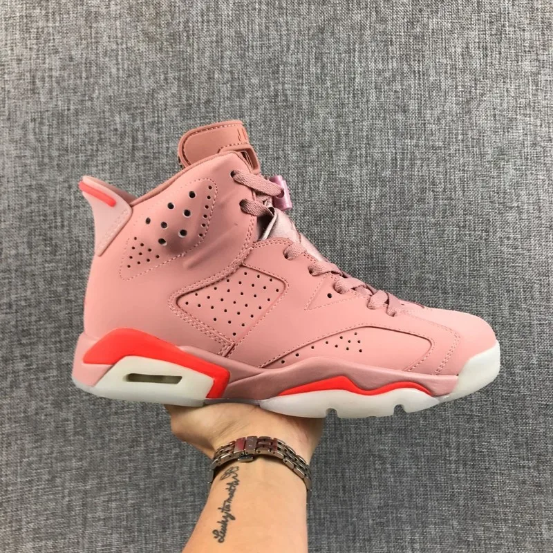 543390 228 Оригинальная обувь Jordan 6 в стиле ретро, Tinker, вишневая пыльца, женская обувь, Баскетбольная обувь, женские кроссовки, AJ 6, спортивная обувь, 543390 228 - Цвет: 543390 228
