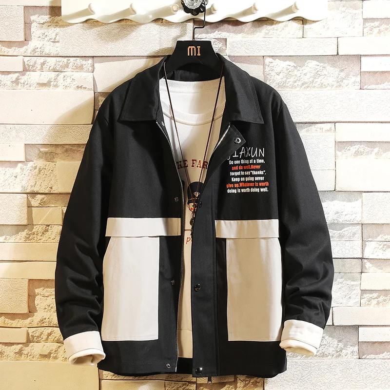

High Quality Jackets Men Casual Fashion 2019 Streetwear HIP HOP Punk Print Style Design Spring Autumn Plus Asian Size M-5XL