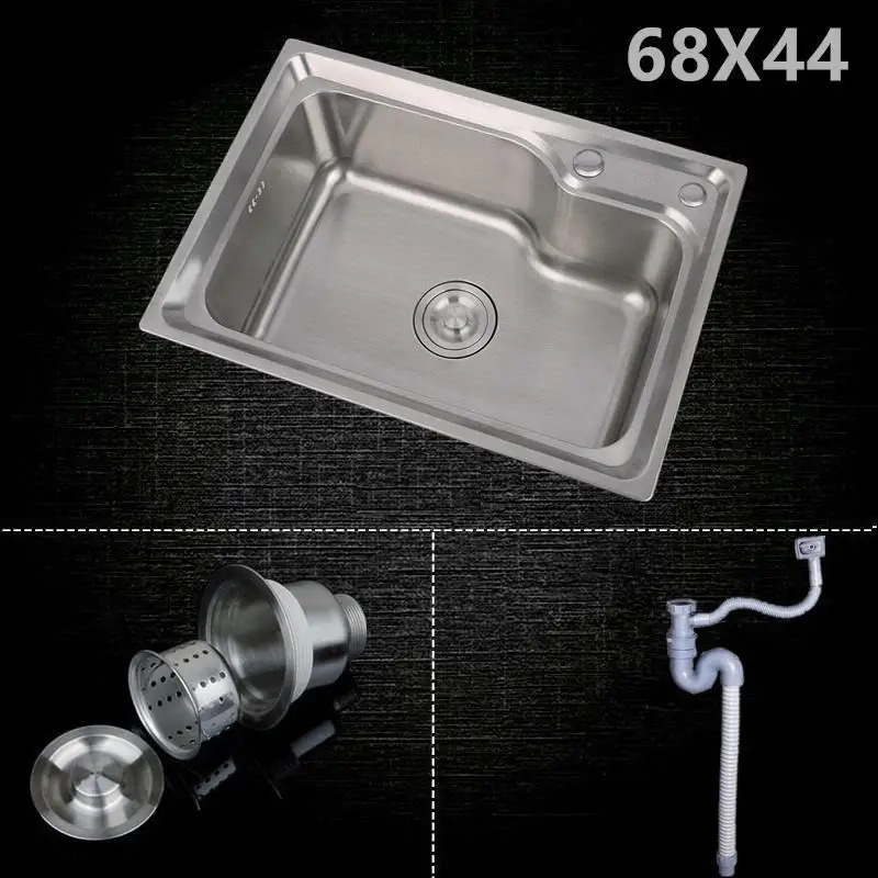 Version R Banheiro Lavandino Acero Inoxidable Escurridor портативная кухонная раковина Lavabo Cuba Pia Cozinha Fregadero De Cocina для мытья овощей - Цвет: Version R