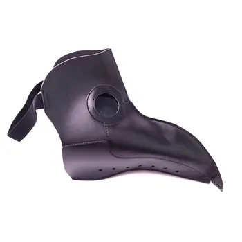 

Beak Mask Cosplay Black White Mirror Halloween Bird Mouth Mask Plague Doctor Mask Crow Mask Multi Style Hot