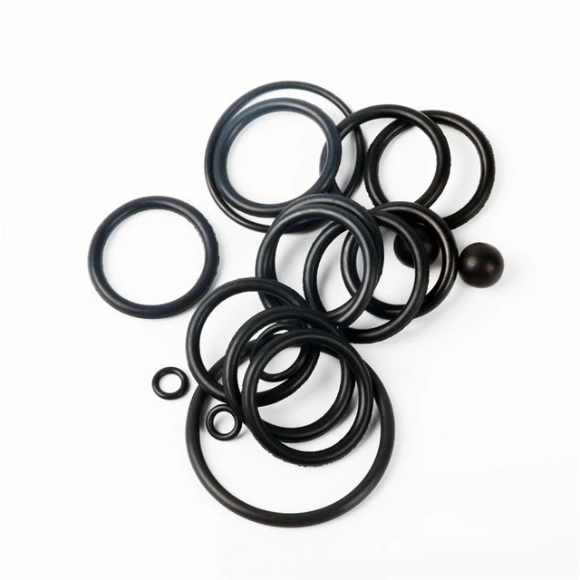 500 Teile/los O-Ring CS 1,5mm Gummi Ring Schwarz NBR Abdichtung OD 5*