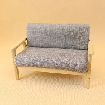 

Doll House Miniatures Furniture 1:12 Tea Table Single Double Sofa Home Item
