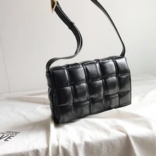 Бренд класса люкс Сумки натуральная кожа Для женщин сумки дизайнерские женские хлеб на подкладке клетчатая сумка Винтаж сумка через плечо сумка на плечо