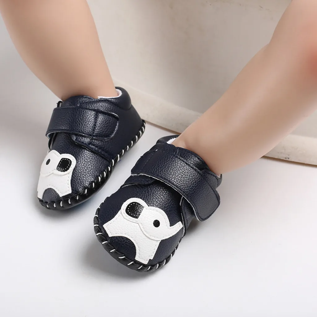

New Arrival Soft Newborn Baby Girls Boys Prewalker Cartoon Hook&Loop Shoes First Walkers Sole Shoes Sneakers bebek ayakkabi