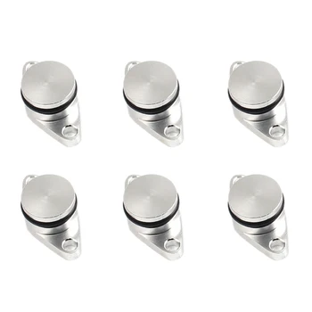 

6 X 33 Mm Swirl Flap Flaps Delete Removal Blanks Plugs for Bmw M57 M57N M57Tu Silver