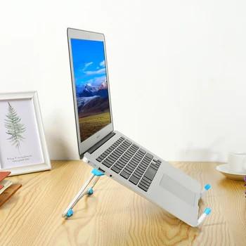 

Portable Folding Laptop Tablet Stand Adjustable Stand Tablet Top Anti-skid Angle Height Bracket Holder for Notebook Home Office