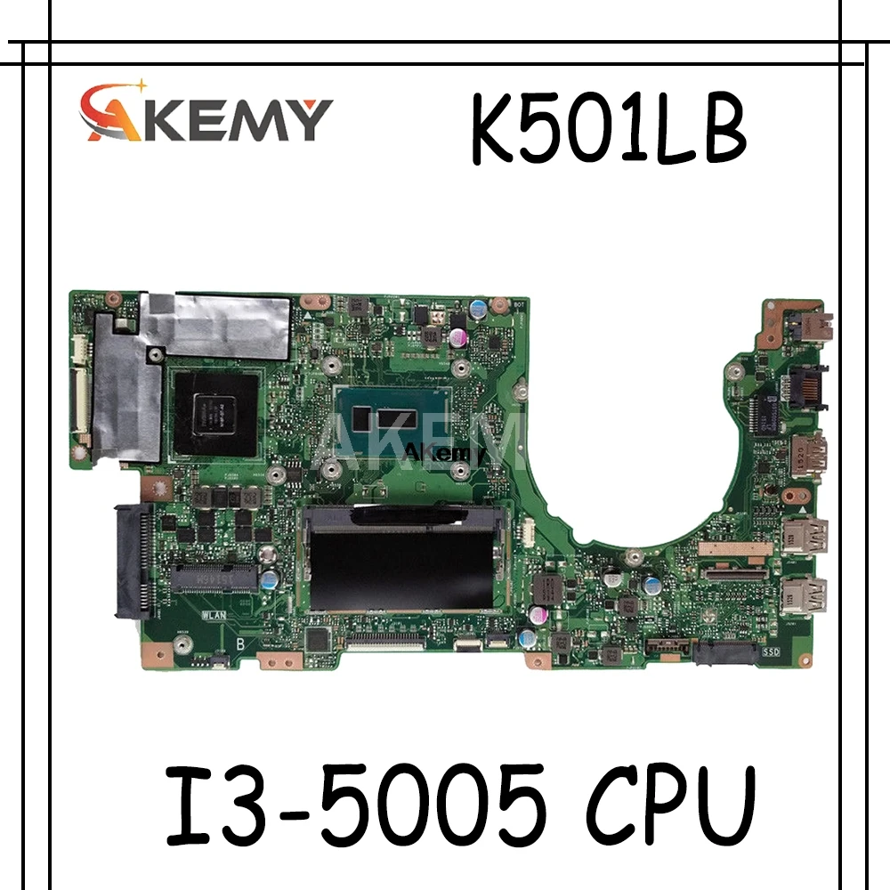 Материнская плата K501LB для For Asus K501LN K501LX A501L K501L V505L материнская ноутбука GT940M GPU/I3-5005