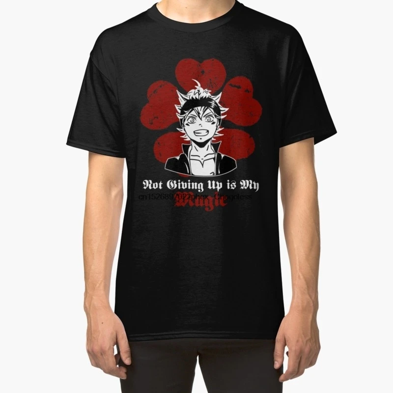 Black Clover Design New Men's T-Shirt |