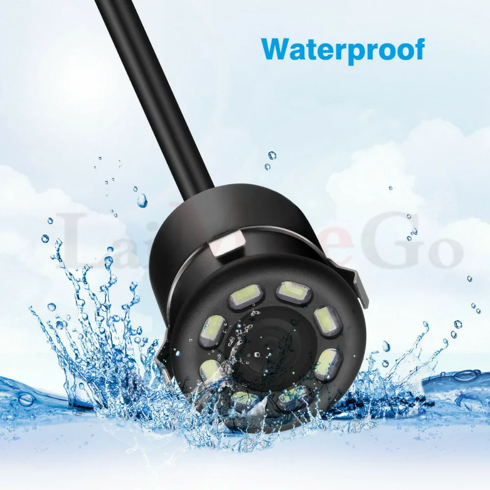 2.4G High-definition Car Rear View Camera 8 LED Night Vision Reversing Auto Parking Monitor CCD Waterproof 170 Degree HD Video (41)