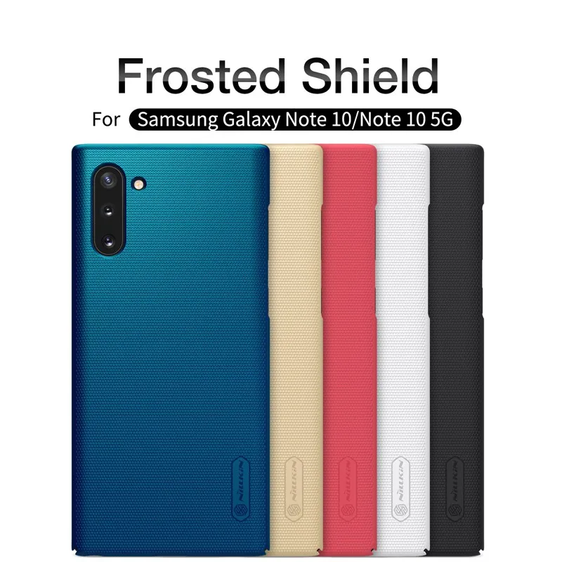 

for Samsung Note 10 case rugged cover 6.59" Nillkin shockproof case for Samsung Note 10 mobile phone frosted shield coque 360 on