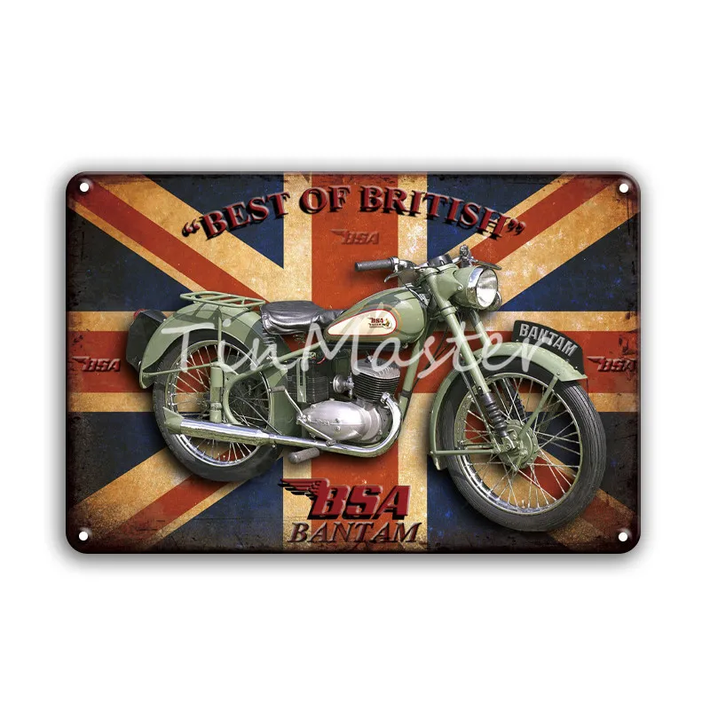 50471 Lambretta Triumph мотоциклы металлическая настенная художественная жестяная вывеска винтажный гараж домашний Декор Ретро индийский плакат Настенные декоративные таблички - Цвет: 50471