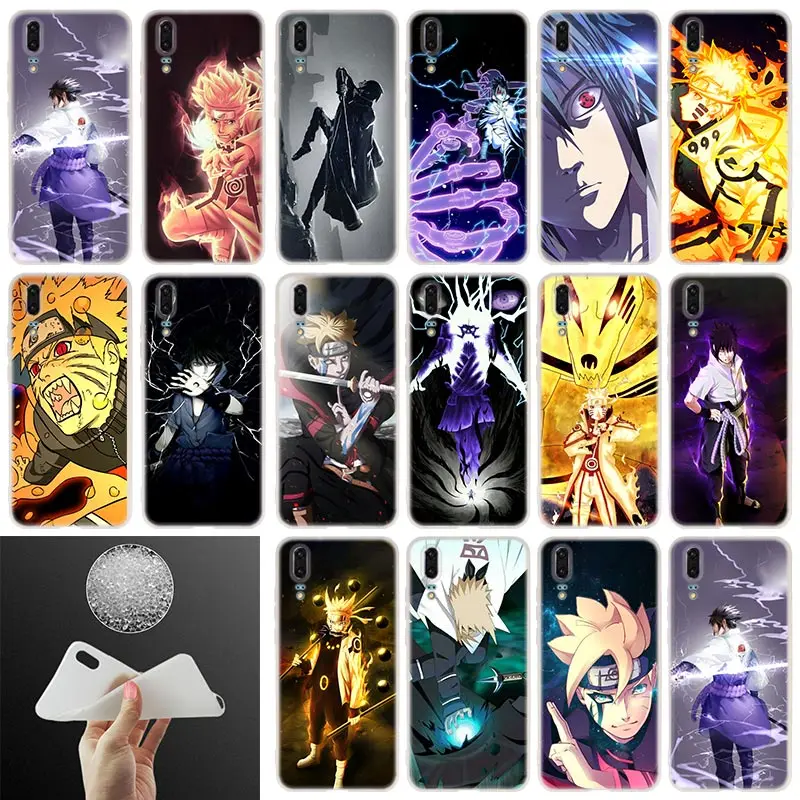 Мягкий силиконовый чехол для телефона аниме наруто vs Sasuke дизайн Huawei P30 P20 P30Pro P10 P9 P8
