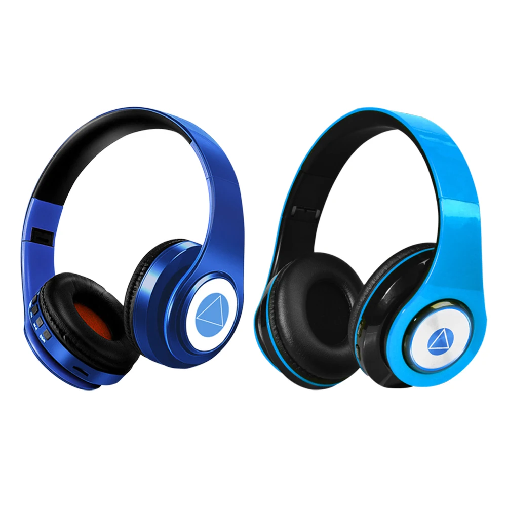 Bluetooth Headphones Wireless Headset Stereo Over ear Noise Canceling Earphone Gaming Headset with Mic Support TF Card