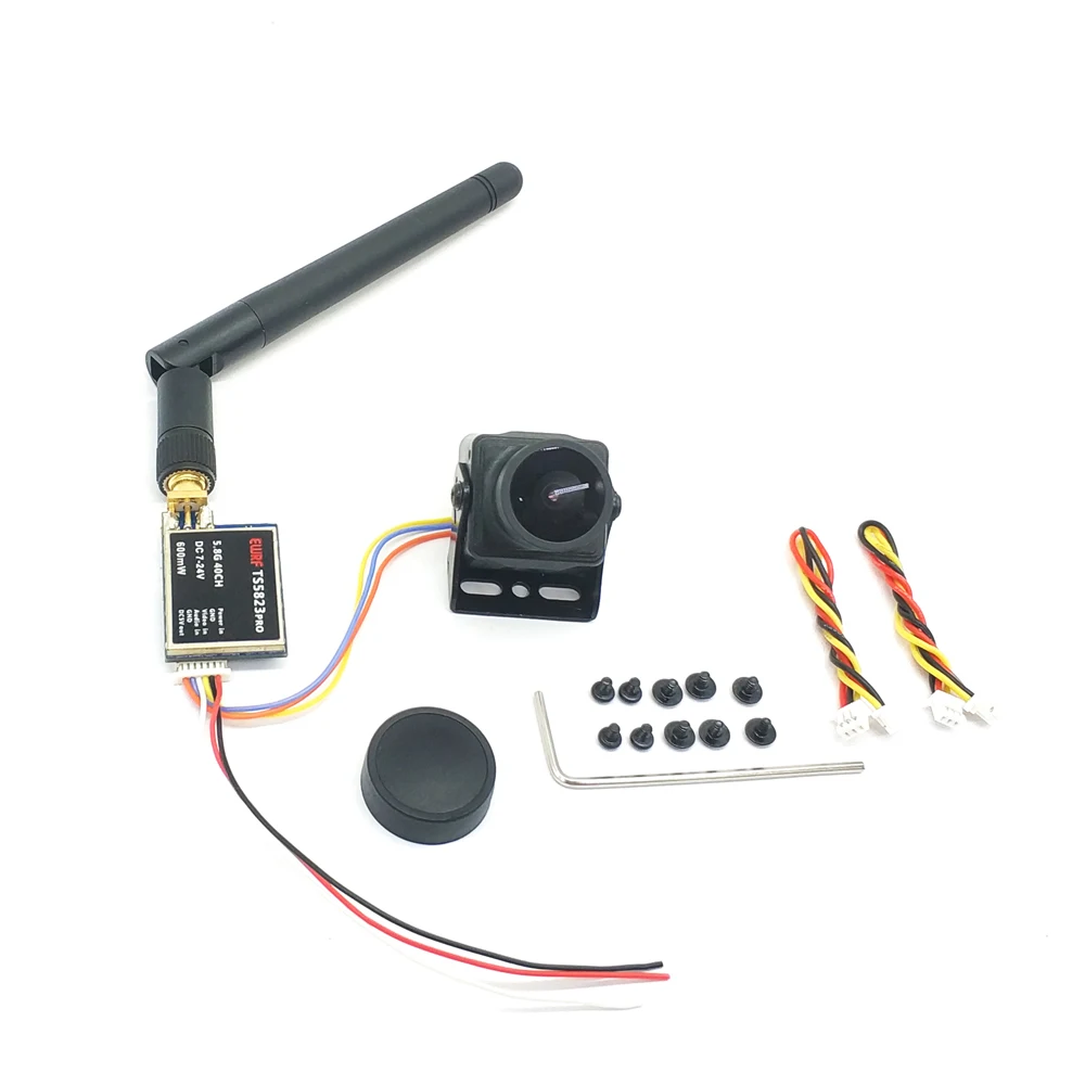 Новый Fpv костюм 5 8G 40CH 600 мВт передатчик + FPV комбинированная система 1200TVL камера с
