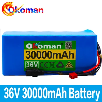

original 36V battery 10S4P 30Ah 36v 18650 battery pack 500W 42V 30000mAh for Ebike electric bicycle with BMS