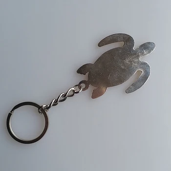 

Multi-use Keychain - Ocean Theme Sea Turtle with Dive Flag Key Chain Keyring - Scuba Diving Diver Gift