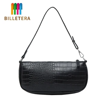 

Retro Alligator Pattern Women Messenger Handbags PU Leather Street Casual Zipper Shoulder Bags MINI Hand Bag 2020 New