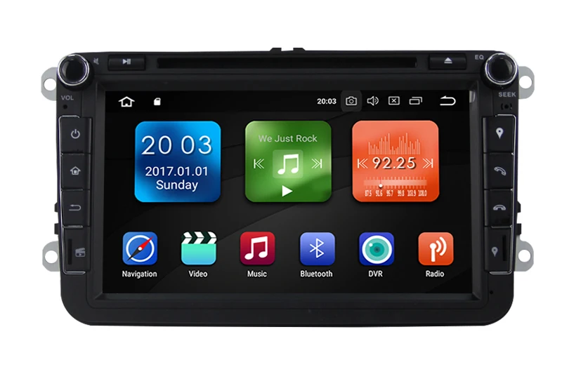 2 din Android 9 Восьмиядерный 4 Гб 64 ГБ Автомобильный DVD для VW Passat CC Polo GOLF 5 6 Touran EOS T5 Sharan Jetta Tiguan gps Радио DSP