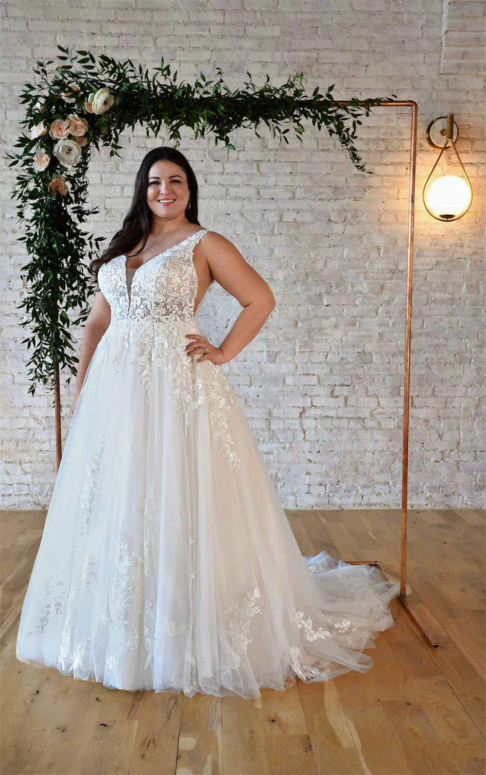 Bride Dresses Lace Appliques 