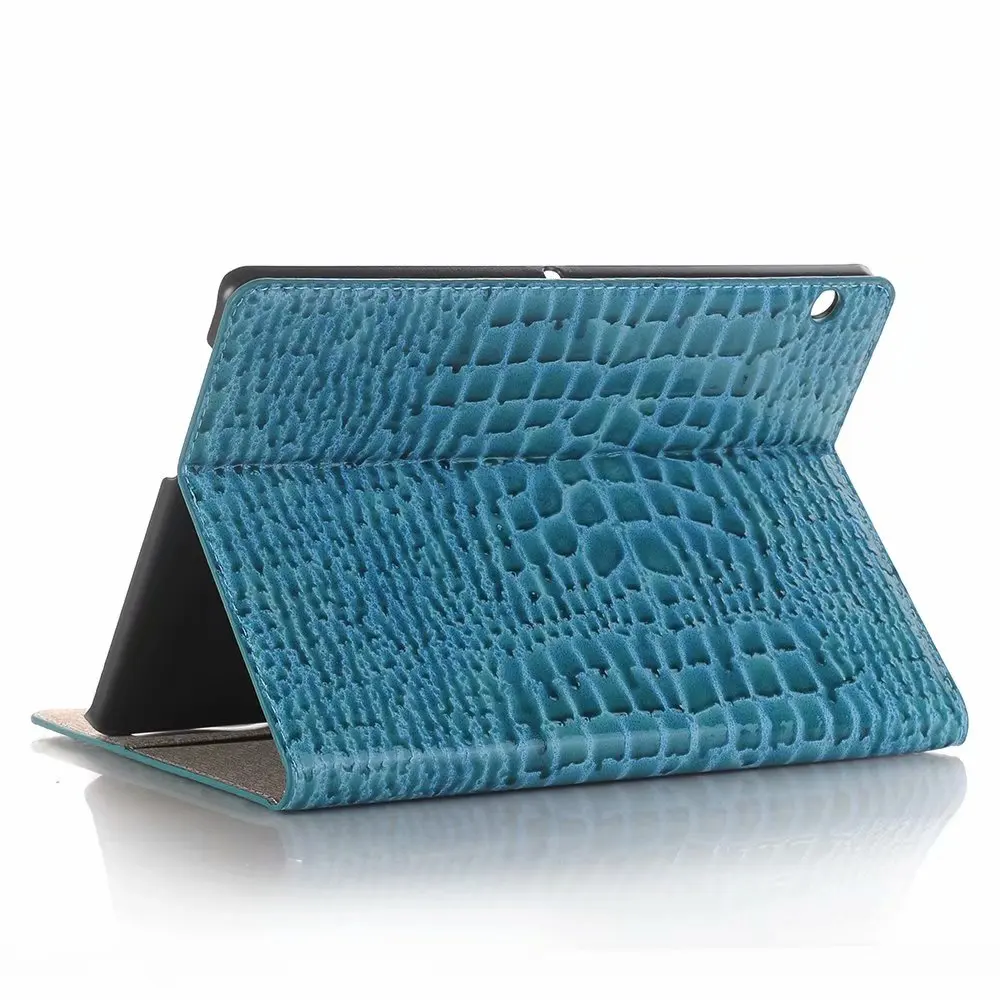 Luxury Crocodile Coque for Huawei MediaPad T3 10 AGS-L09-L03 W09 9.6'' Case PU Leather Card Slot For Honor Play Pad 2 9.6 Cover (5)