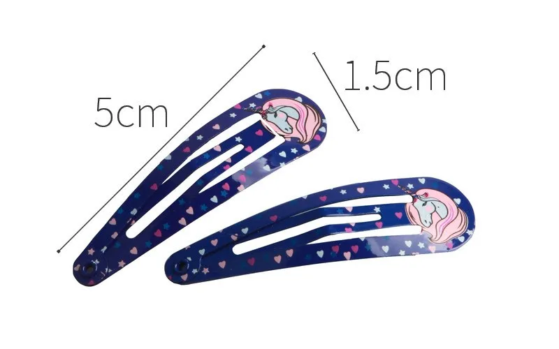 20/40 Pcs/Lot Hair Clips Candy Color Dripping Hair Clip Princess Barrette Korean Hairclip Cartoon Headdress Hairpins for Girls