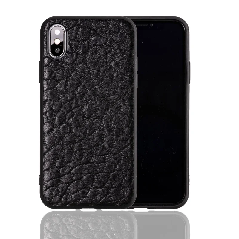 Воловья кожа телефон чехол для iPhone 7 8 X Xr чехол слон текстура для iPhone 6 6s 7p Xs max 11 11 pro Чехол